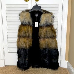 Women’s Large: Dolce Cabo Faux Fur Vest